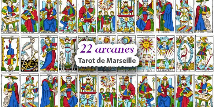 Tarot de Marseille - Les 22 arcanes majeurs du tarot de Marseille