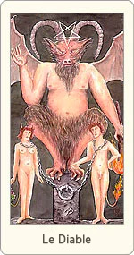 Carte de Tarot Le Diable