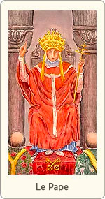 Carte de Tarot Le Pape