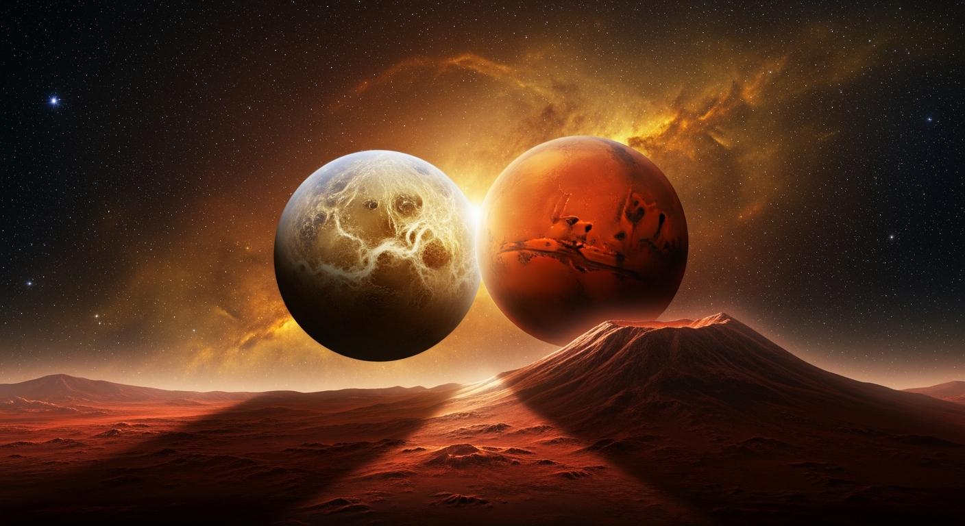 Les aspects Vénus-Mars qui créent une attraction irrésistible