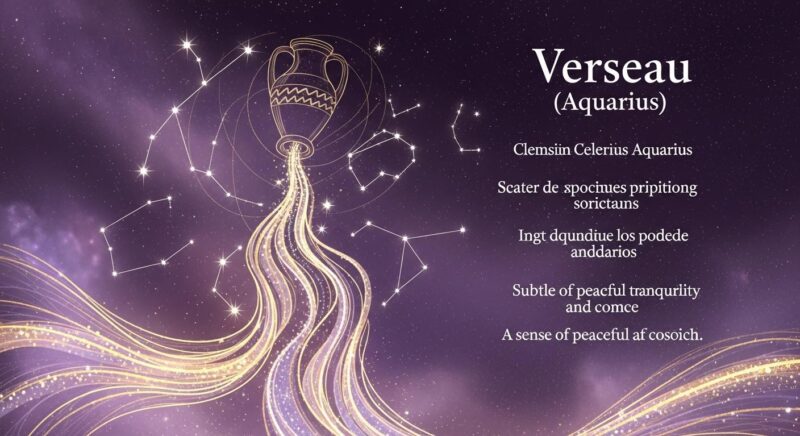 Verseau : Horoscope du 21.12.2025