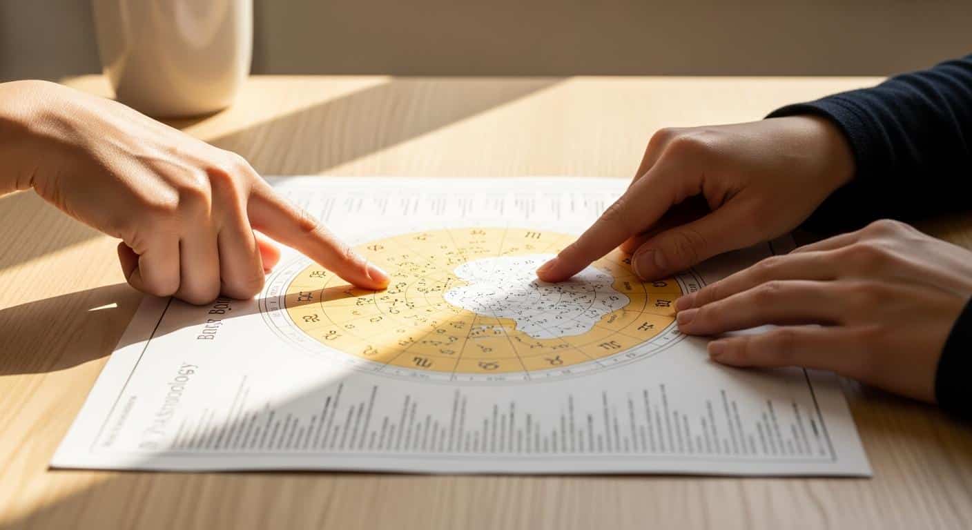 Comment lire un thème astral quand on est débutant