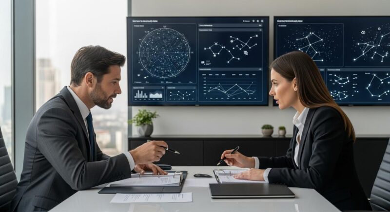 La synastrie professionnelle révèle si vous devriez vraiment vous associer en affaires