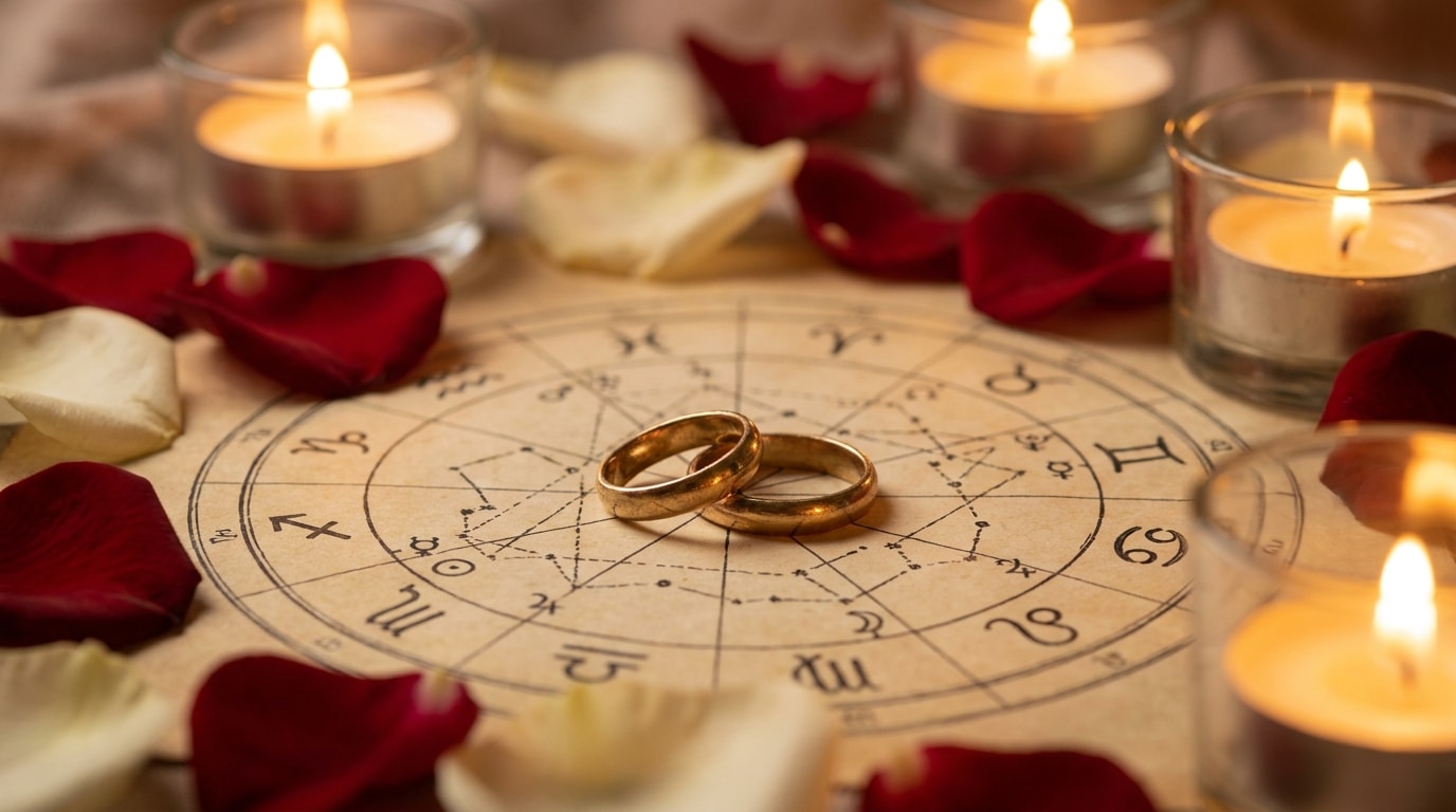 Les signes dans la synastrie qui annoncent un mariage presque certain